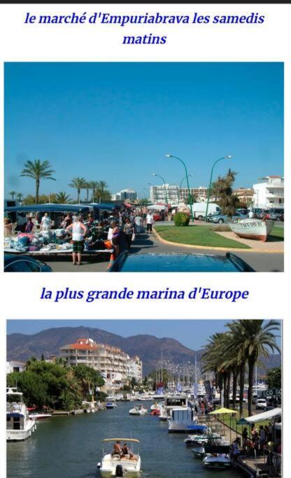 Le Canola Empuriabrava Port - 45M2 - Vue Piscine - Plage Centrale 500M- Parking Prive Gratuit Exterior foto